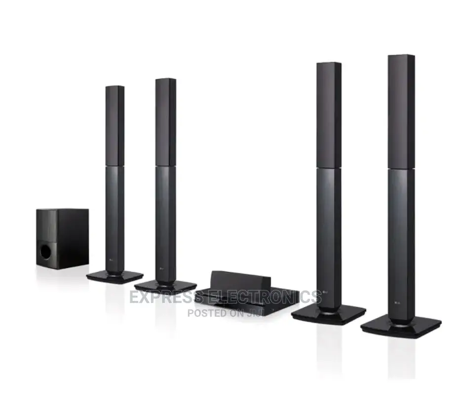 LHD657 1,000W, 5.1CH Surround System (4 Tallboy), FM Radio