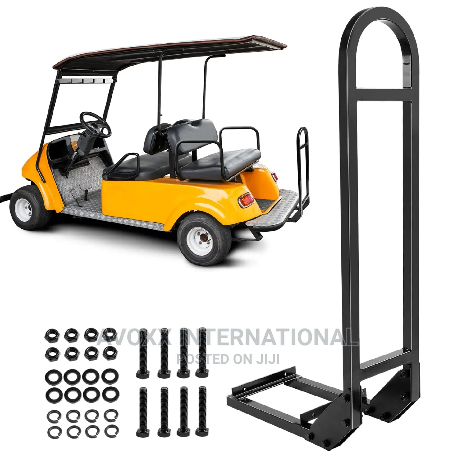 Universal Golf Cart Rear Seat Safety Grab Bar