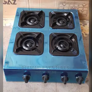 Bossman Stainless Steel Top 4 Burner Auto Ignition Gas Stove