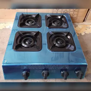 Bossman Stainless Steel Top 4 Burner Auto Ignition Gas Stove