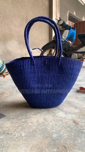 African Straw Basket