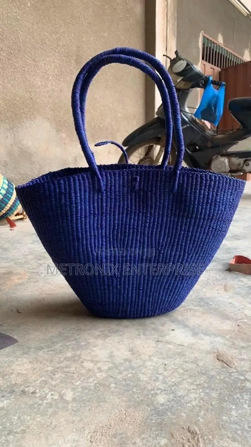 African Straw Basket