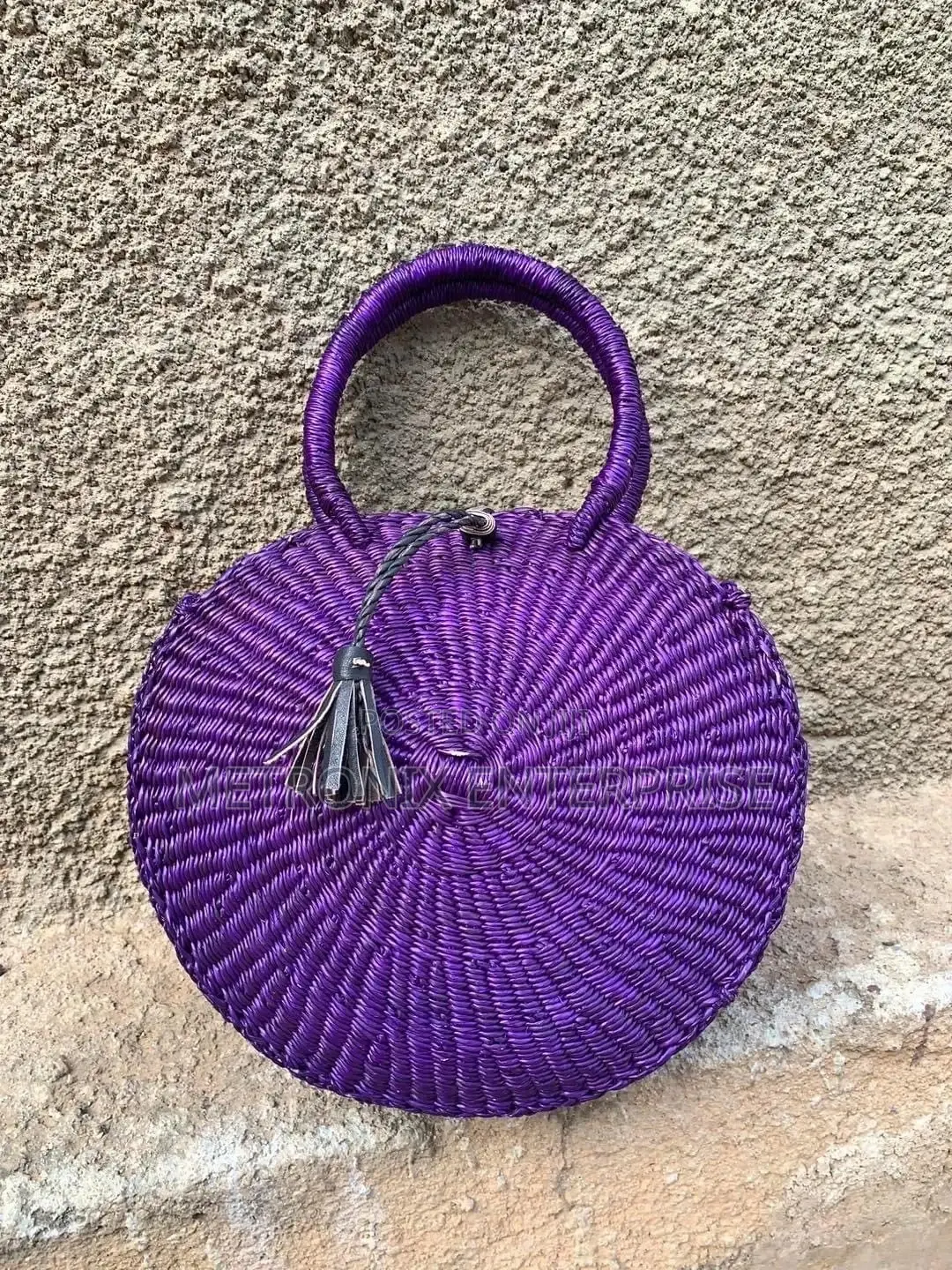African Straw Basket