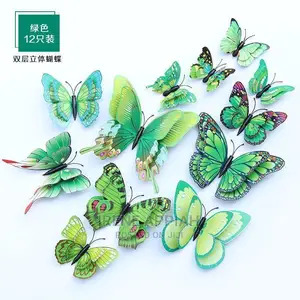 Decorative 3d Butterfly Stickers(12 Pieces)