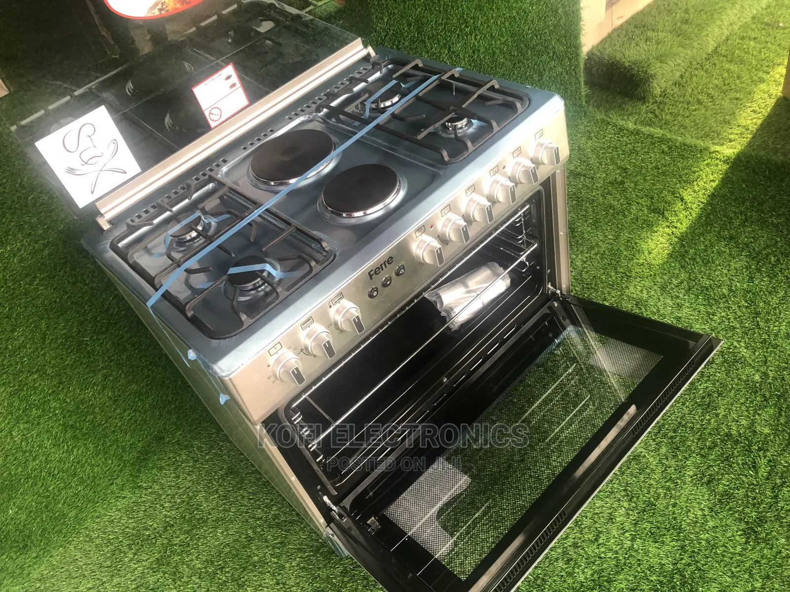 Ferre 6 Burner Gas Stove (4 Gas +2 Electric)