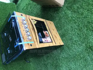 Light Wooden Volcano 4 Wooden Burner Gas Cooker With Oven