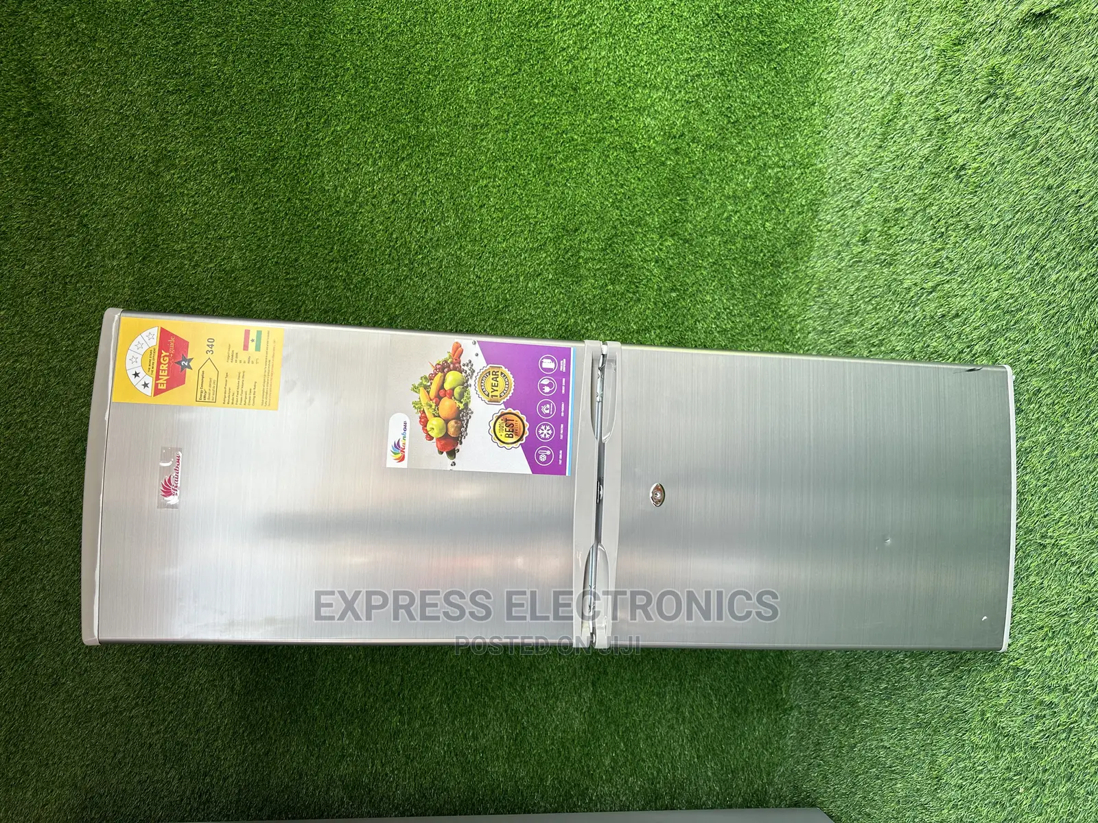 *Sliver Vcm*Rainbow Refrigerator Double Door PF-200B (140 L