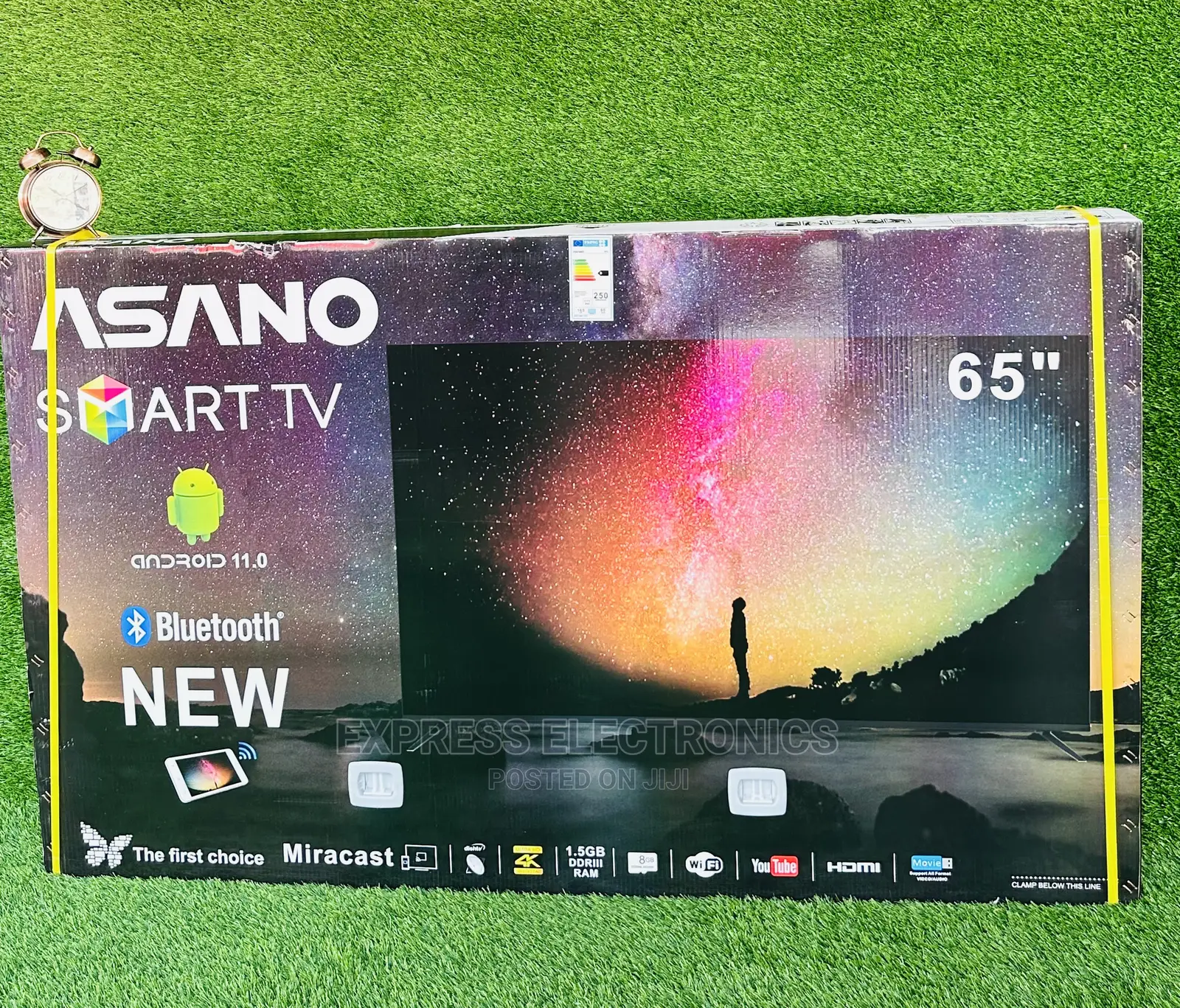 65”UHD Android Asano Vivid Pictures Miracast New +Dstv