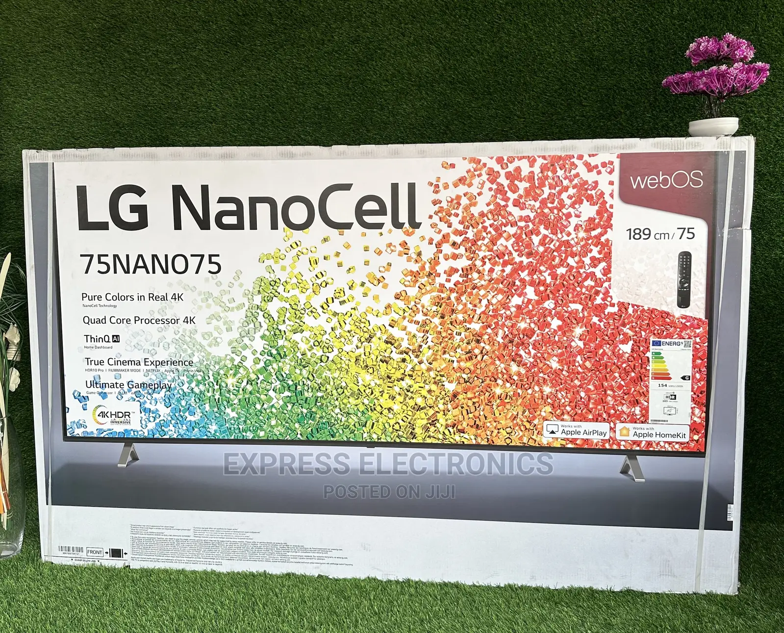 Triluminos Display LG UHD Smart Nanocell 75”NANO75+Dstv