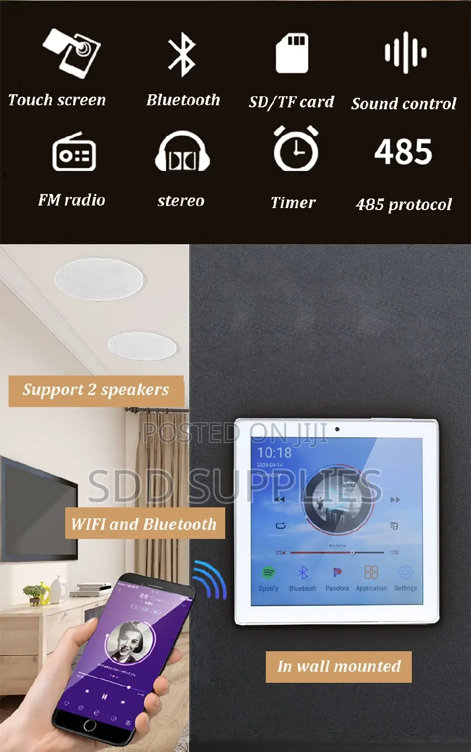 4" Smart Speaker Amplifier Sddsh001