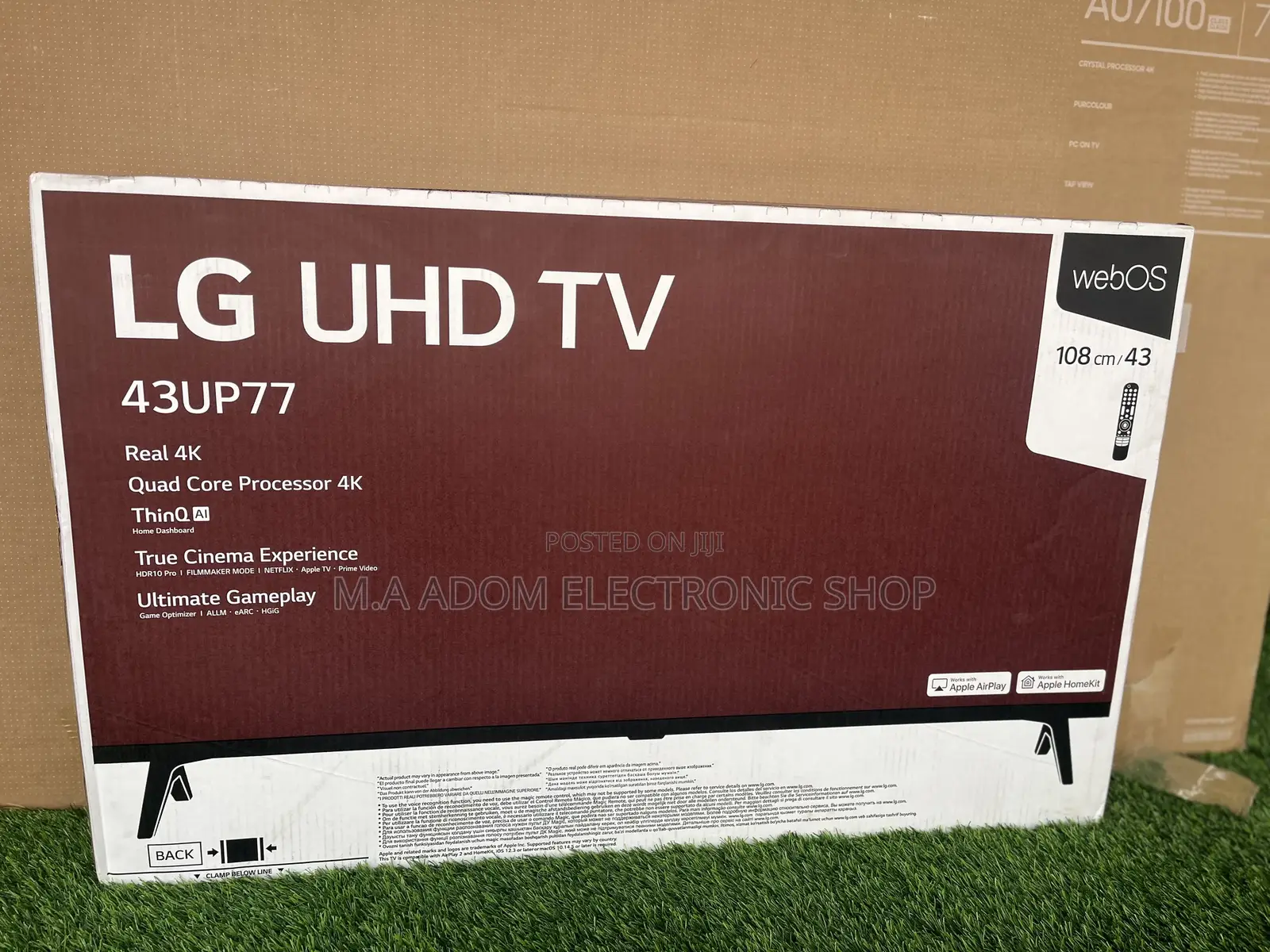 Lg 43”Webos UHD Real Led Tv