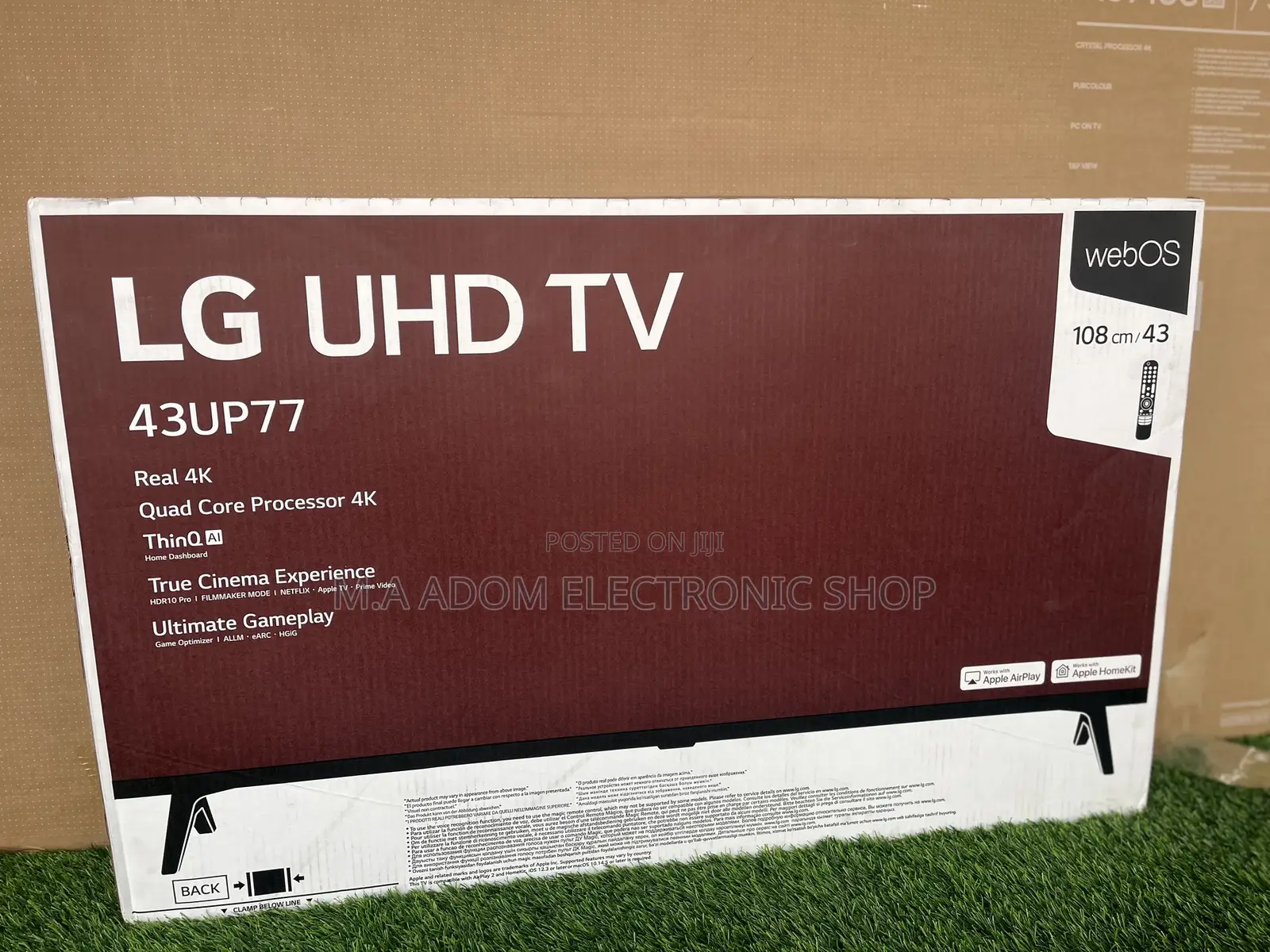 Lg 43”Webos UHD Real Led Tv