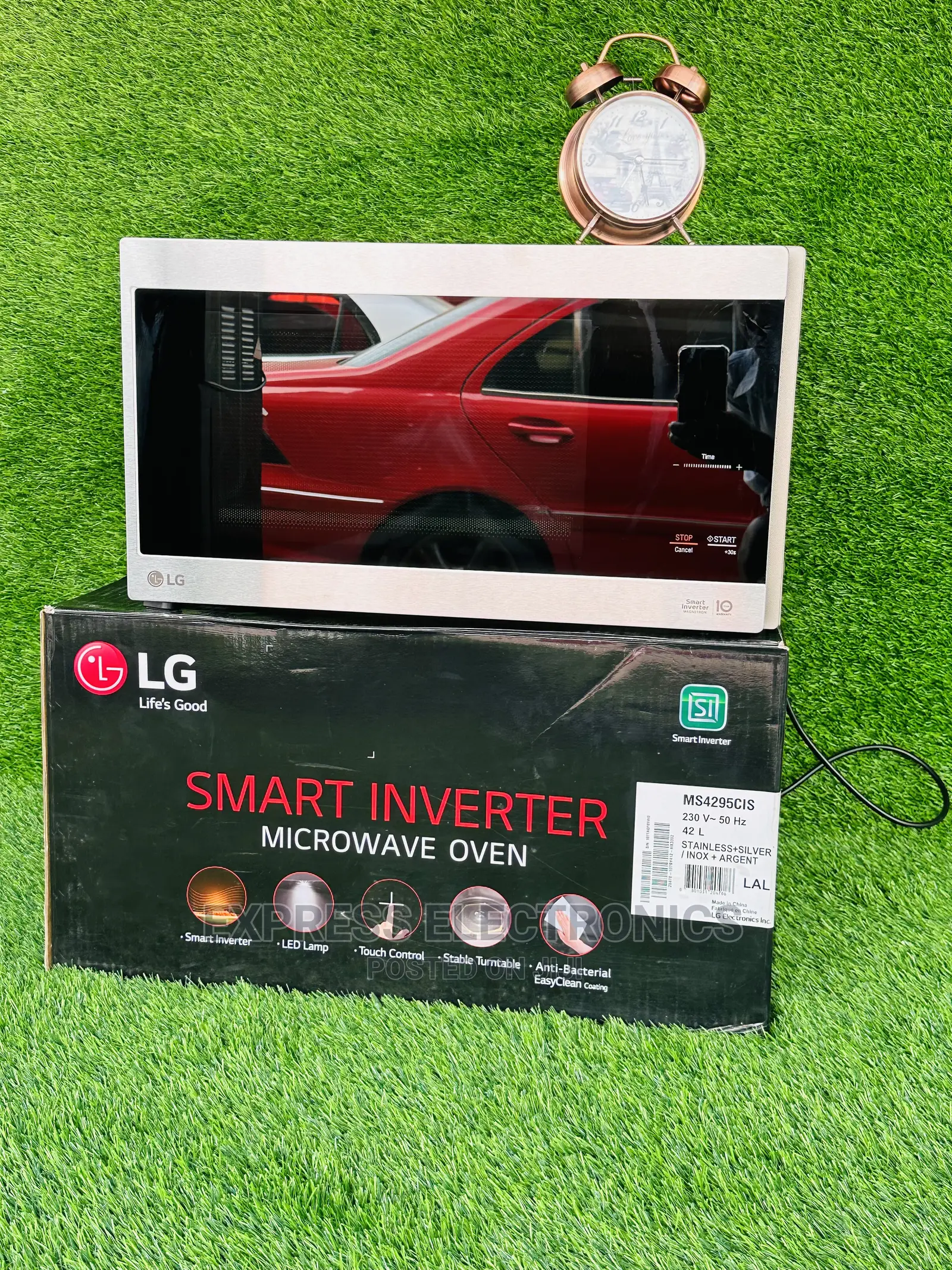Low Power Consumption Lg Microwave Sliver Color Oven Cooker