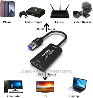 Powerful HDMI to USB Cable Capture Card