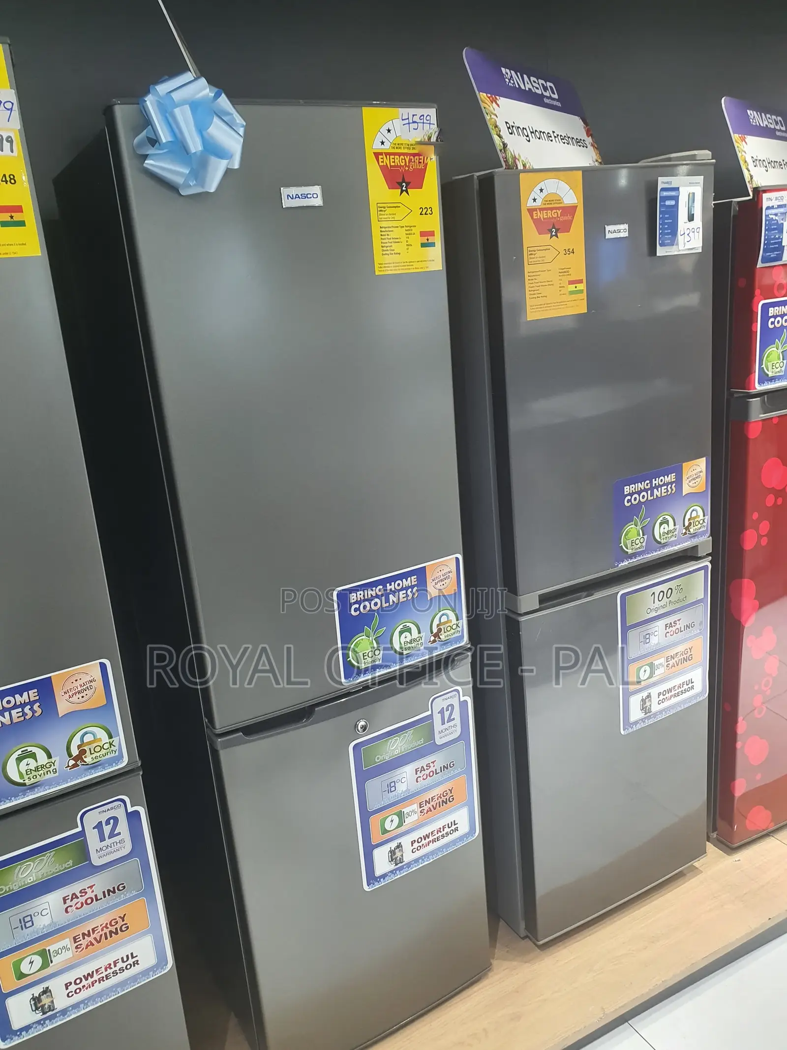 Nasco Refrigerator Bottom Freezer 202 Ltrs ( Fridge)