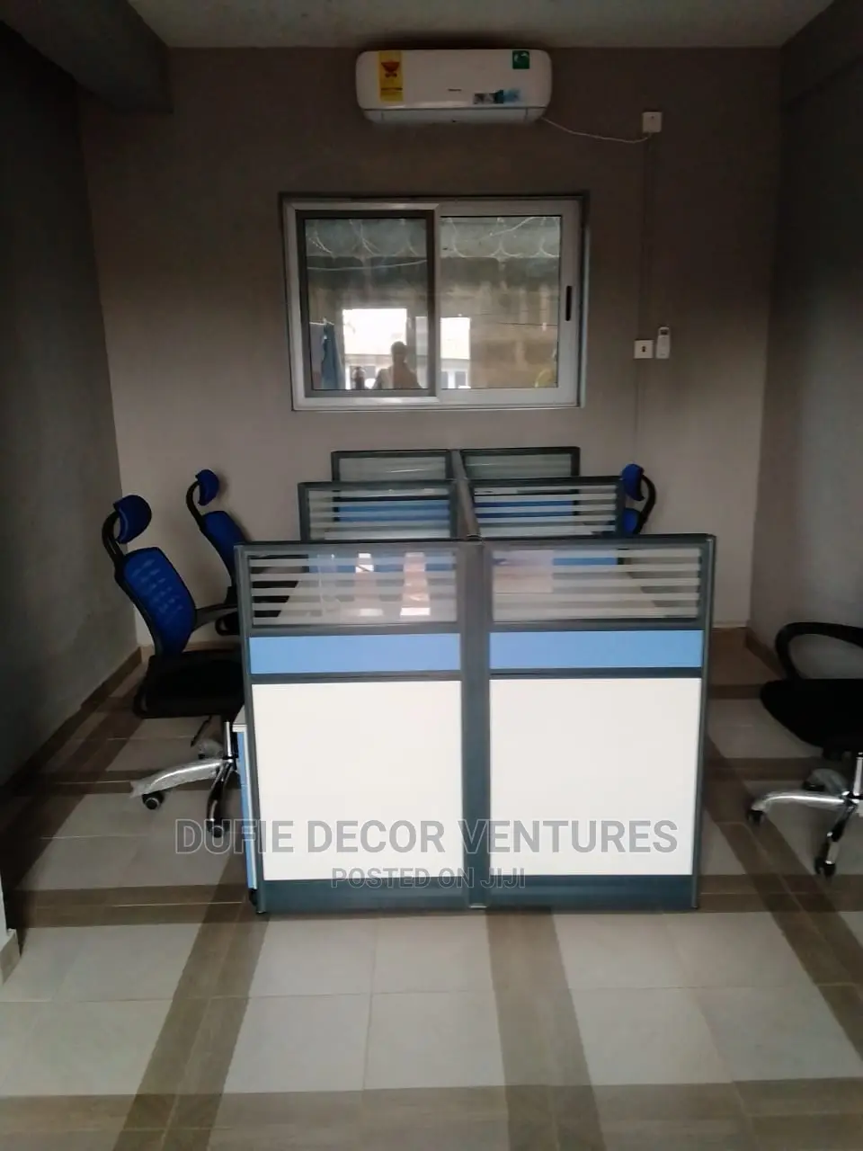Well Designed Coloured Workstation