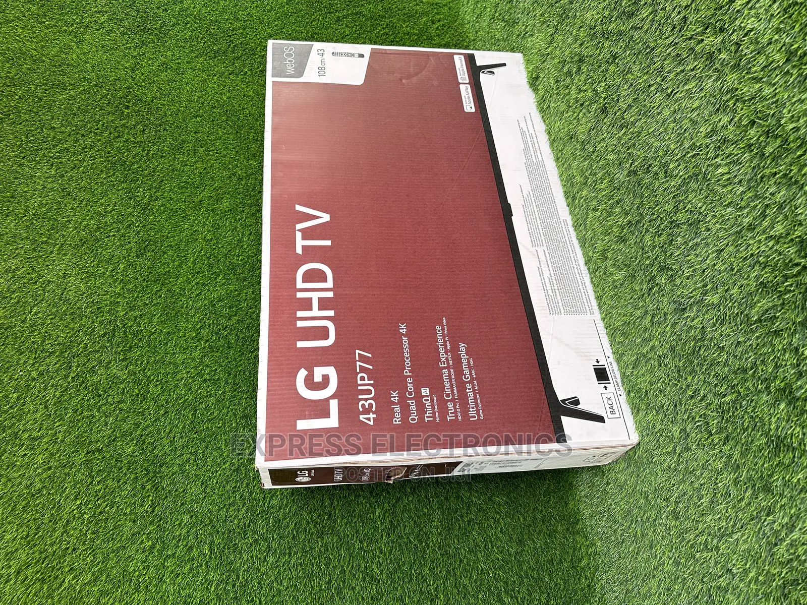 Up77 43”UHD Smart Display LG Tv Sleek Design