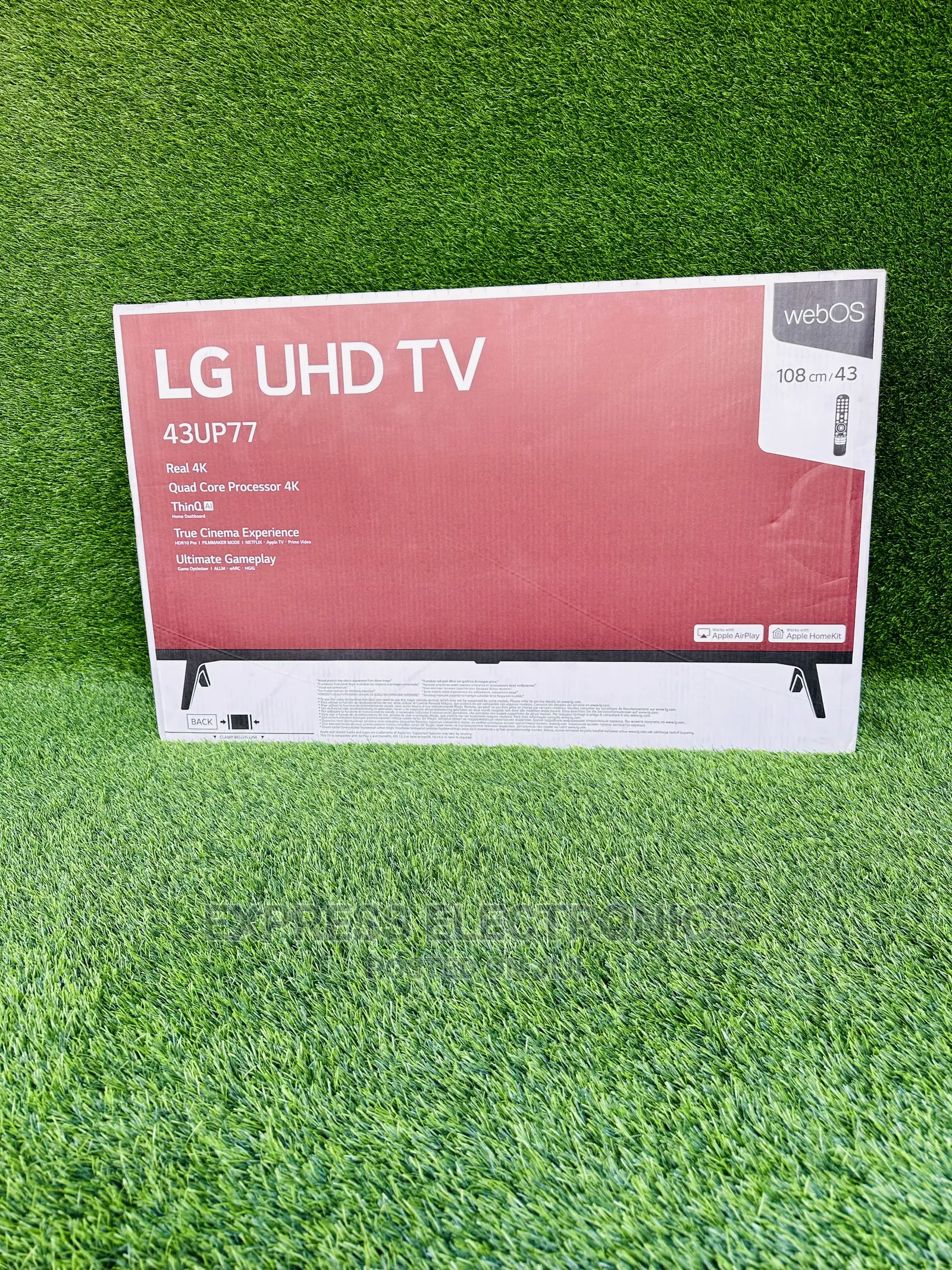 Up77 43”UHD Smart Display LG Tv Sleek Design