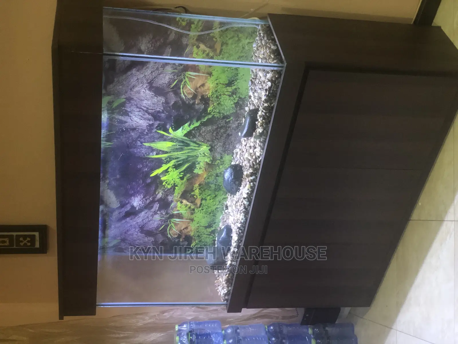 Coffee Aquarium With Fishes