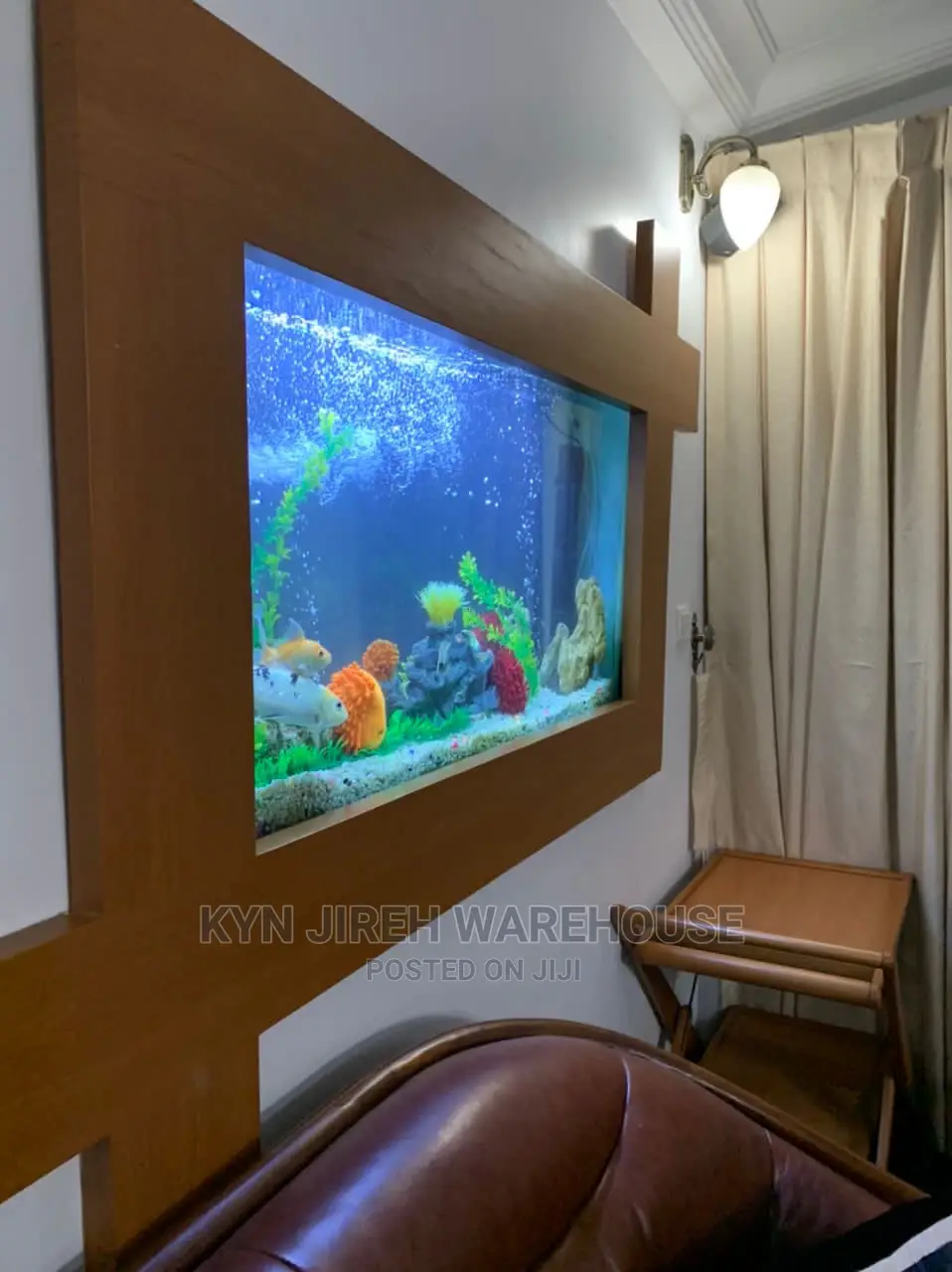 Aquariums in Wall With Fishes