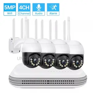4ch 5mp Wireless PTZ NVR Kit