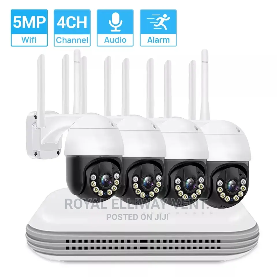 4ch 5mp Wireless PTZ NVR Kit