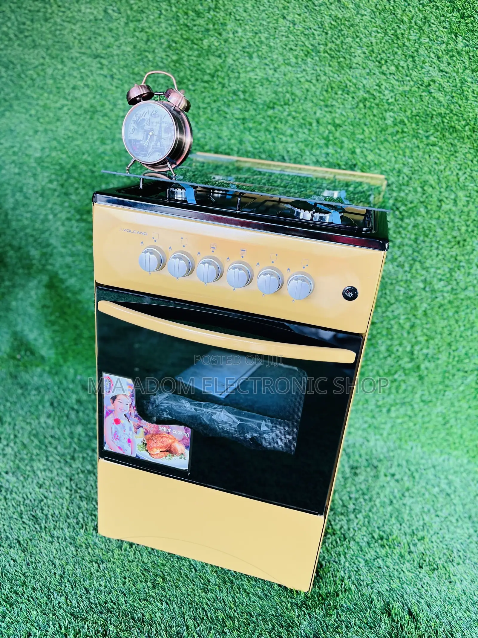 All New Anti Rust Volcano 4 Burner With Oven/ Grill