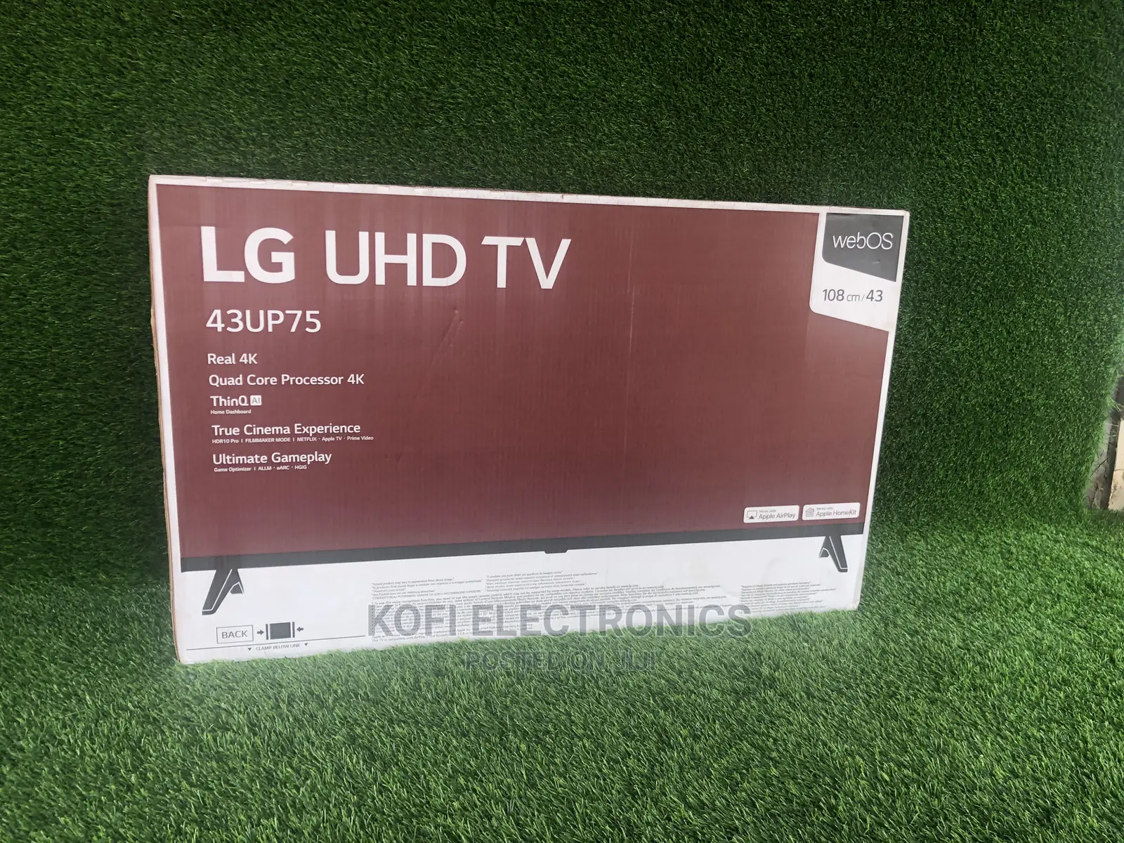 Dazzling LG Up75 43 Inch 4K Smart Uhd TV