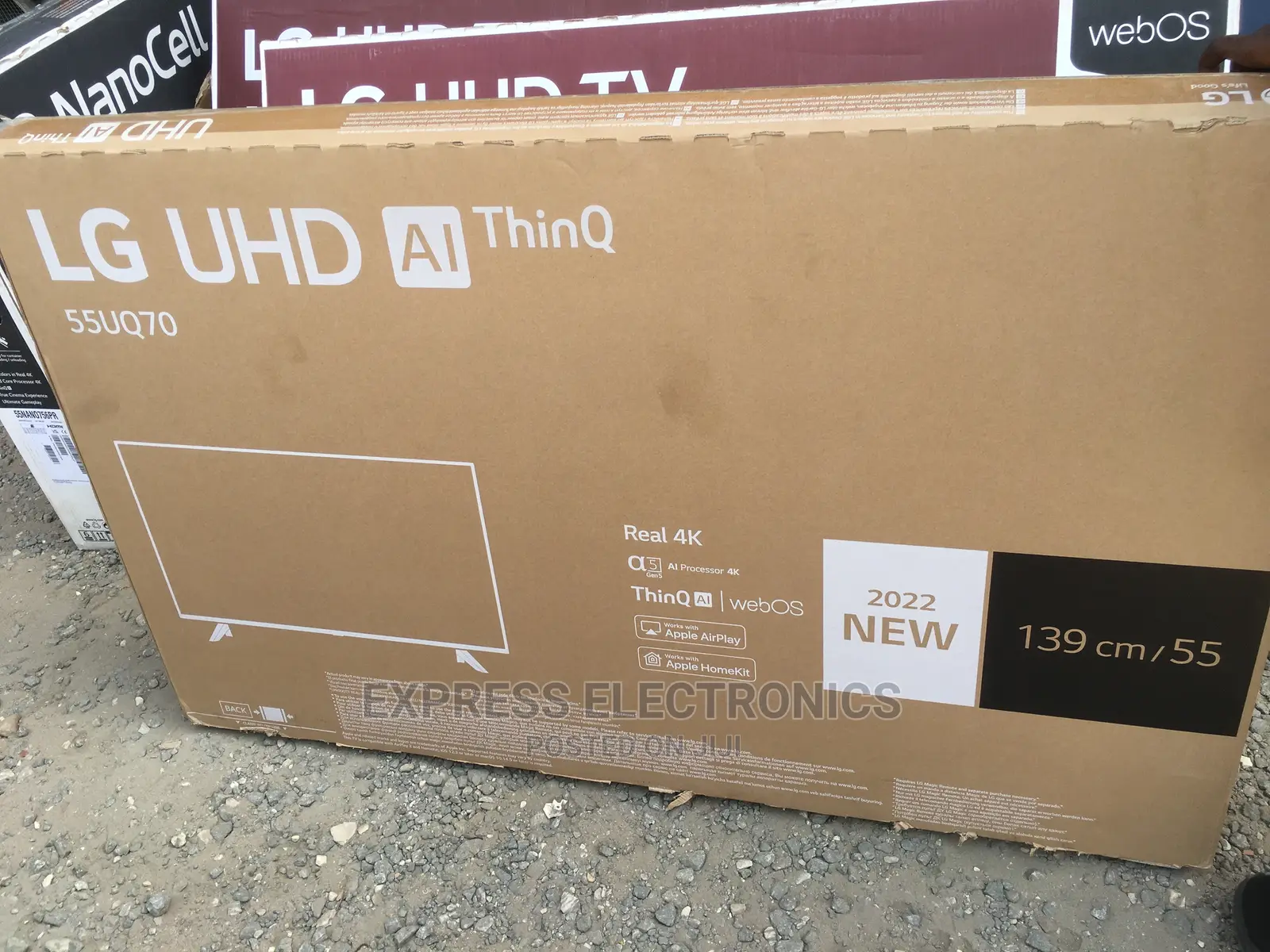 OQ700 55”UHD Vivid True Picture Quality LG Smart +Dstv