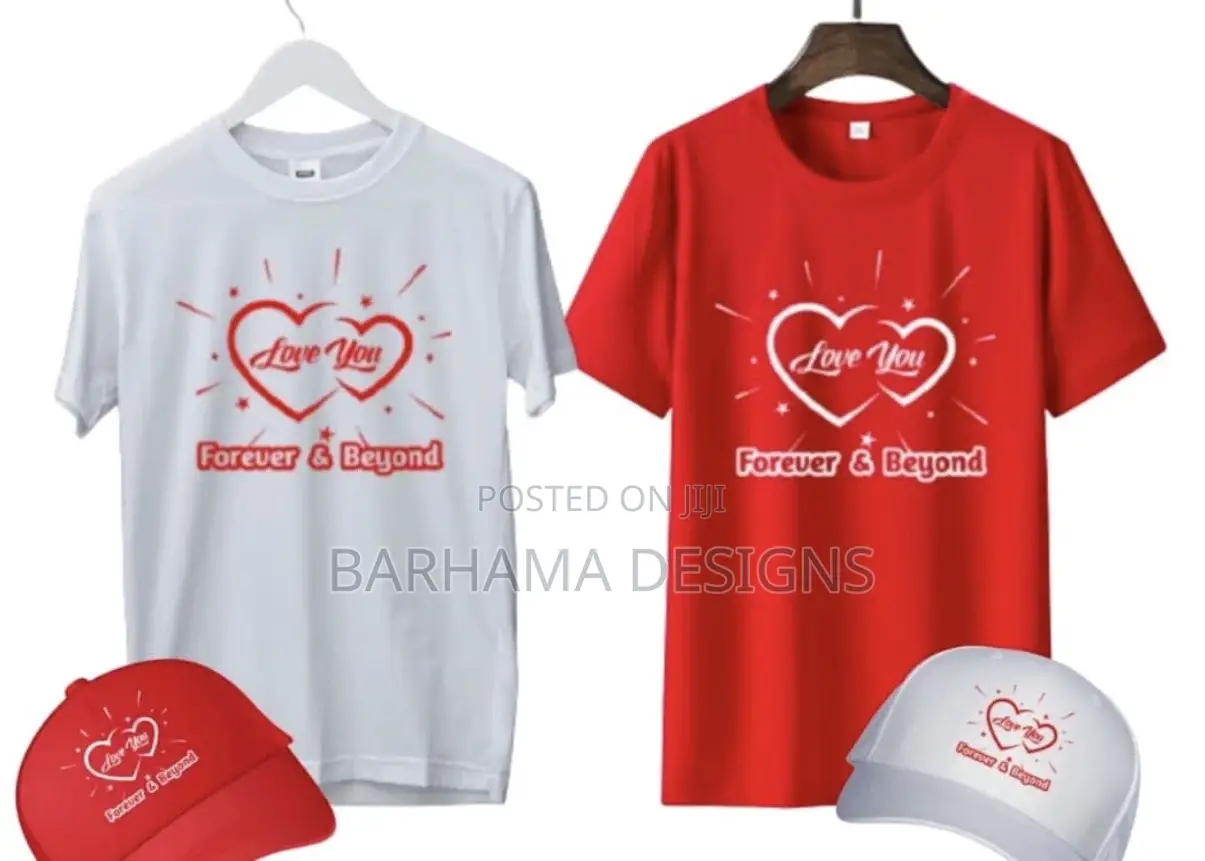 Couple T-shirt And Cap