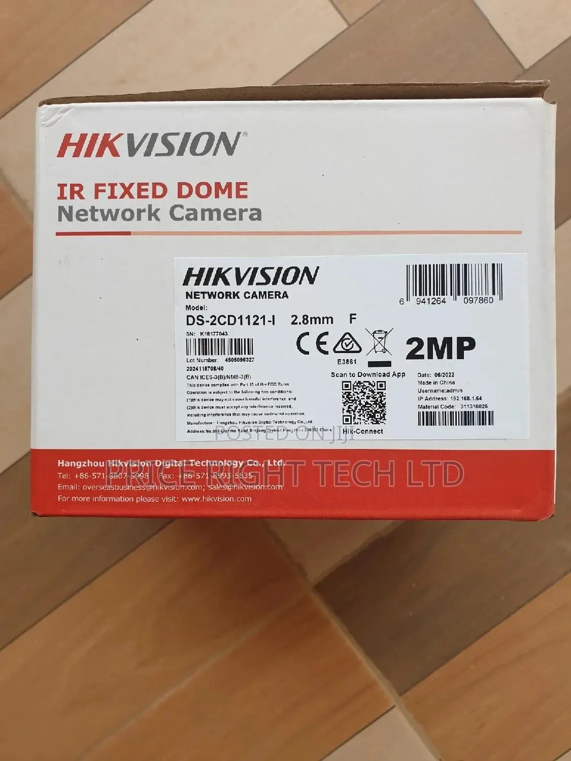 2mp Ir Fixed Dome Network Camera