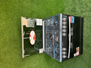All Gas Ferre Gas Stove Cooker 5burner Black Grill Oven