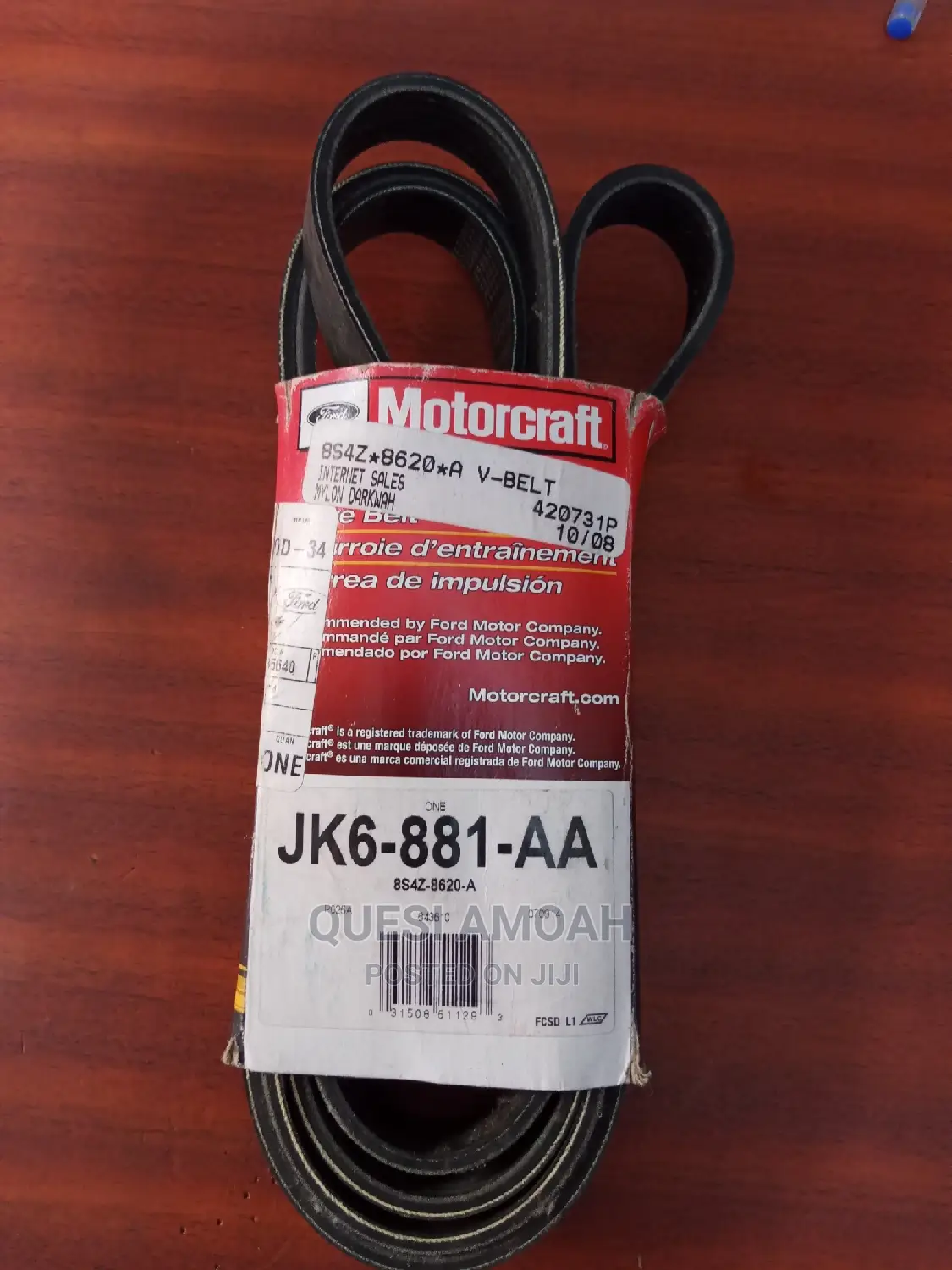 Motorcraft Drive Belt for Ford.