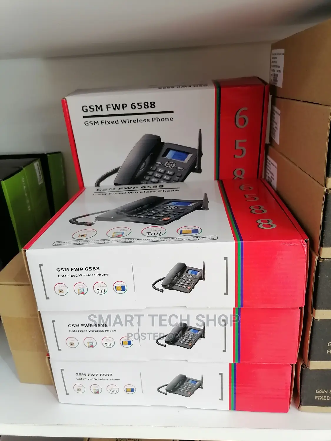 Universal Dual Sim Desktop 3g Phone With Fm Radio +Battery