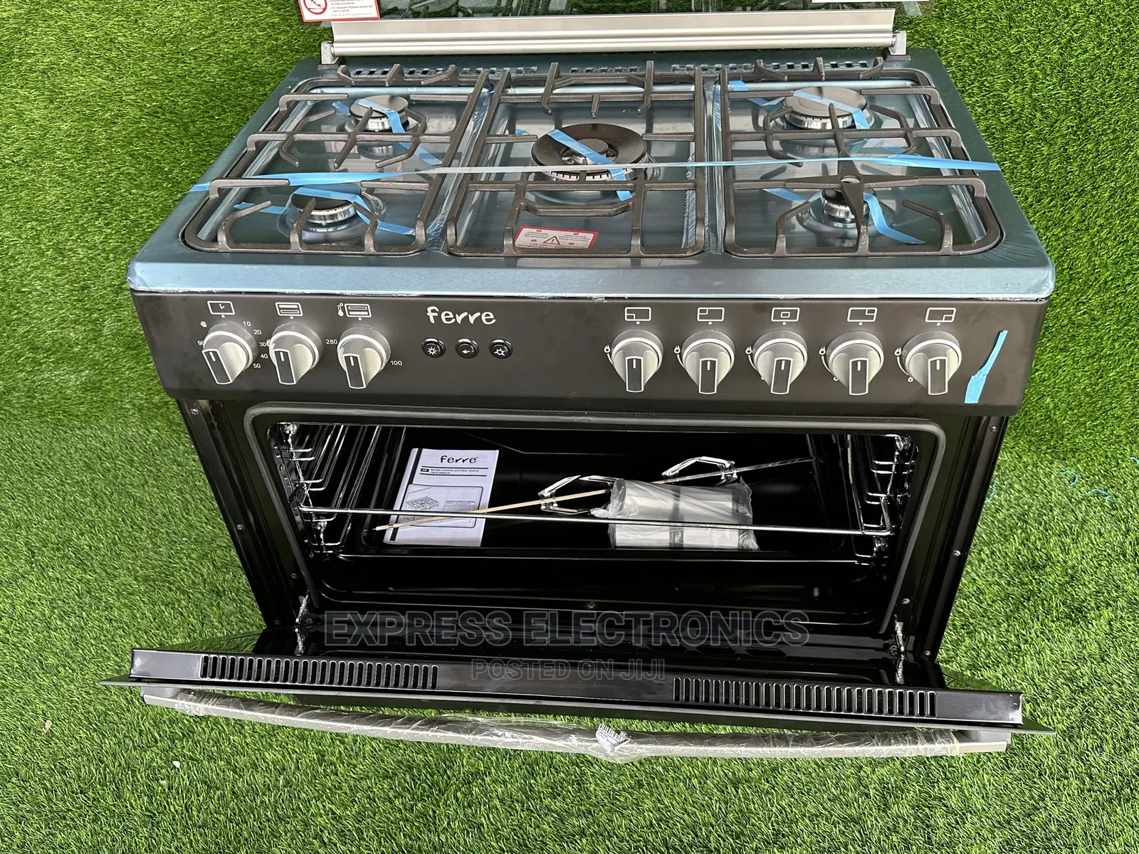 Gas Cooktop Ferre Bake Oven Easy Stove 5burner