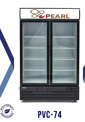 Double Door Fridge Display Pearl PVC-74 ,568 Litres