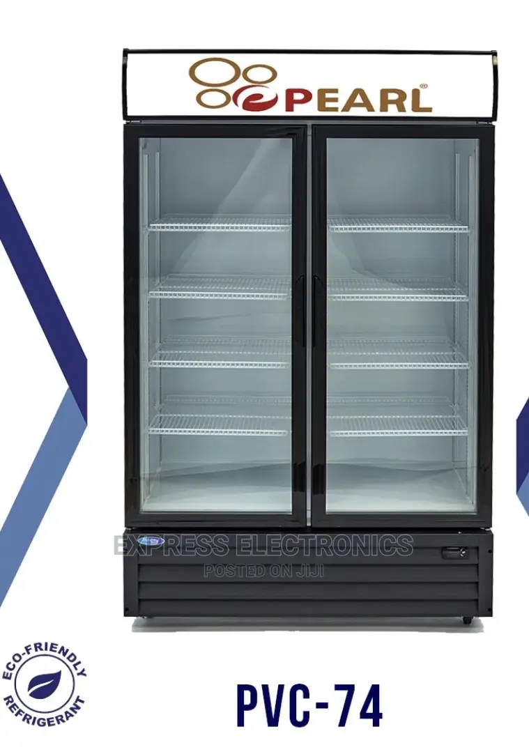 Double Door Fridge Display Pearl PVC-74 ,568 Litres