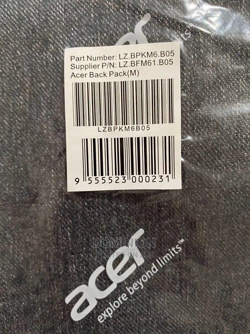 Acer Genuine 15.6 LZ.BPKM6.B05 Backpack Bag