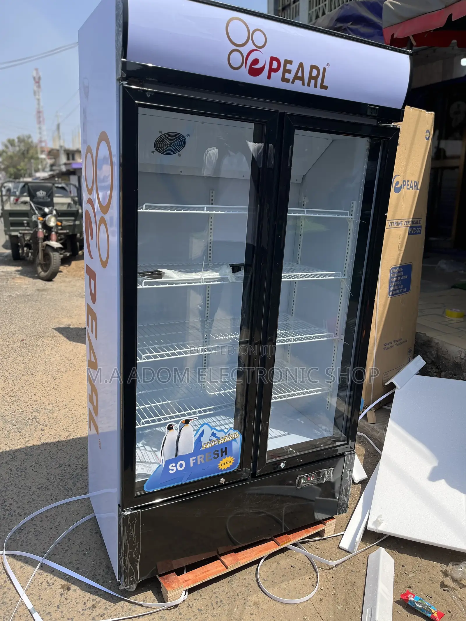 Pearl 568 Litres Double Door Showcase Fridge