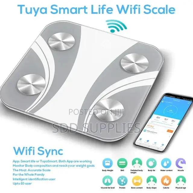 Smart Tuya Wifi Intelligent Body Fat Scale