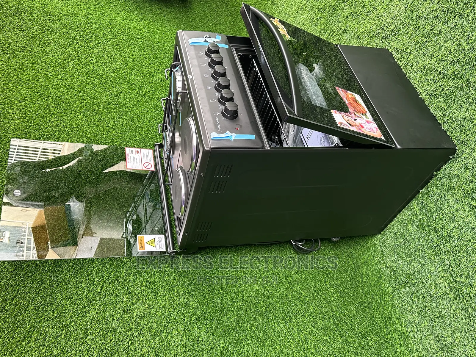 Gas Heating Black Stove Cooker Oven Grill Volcano4b