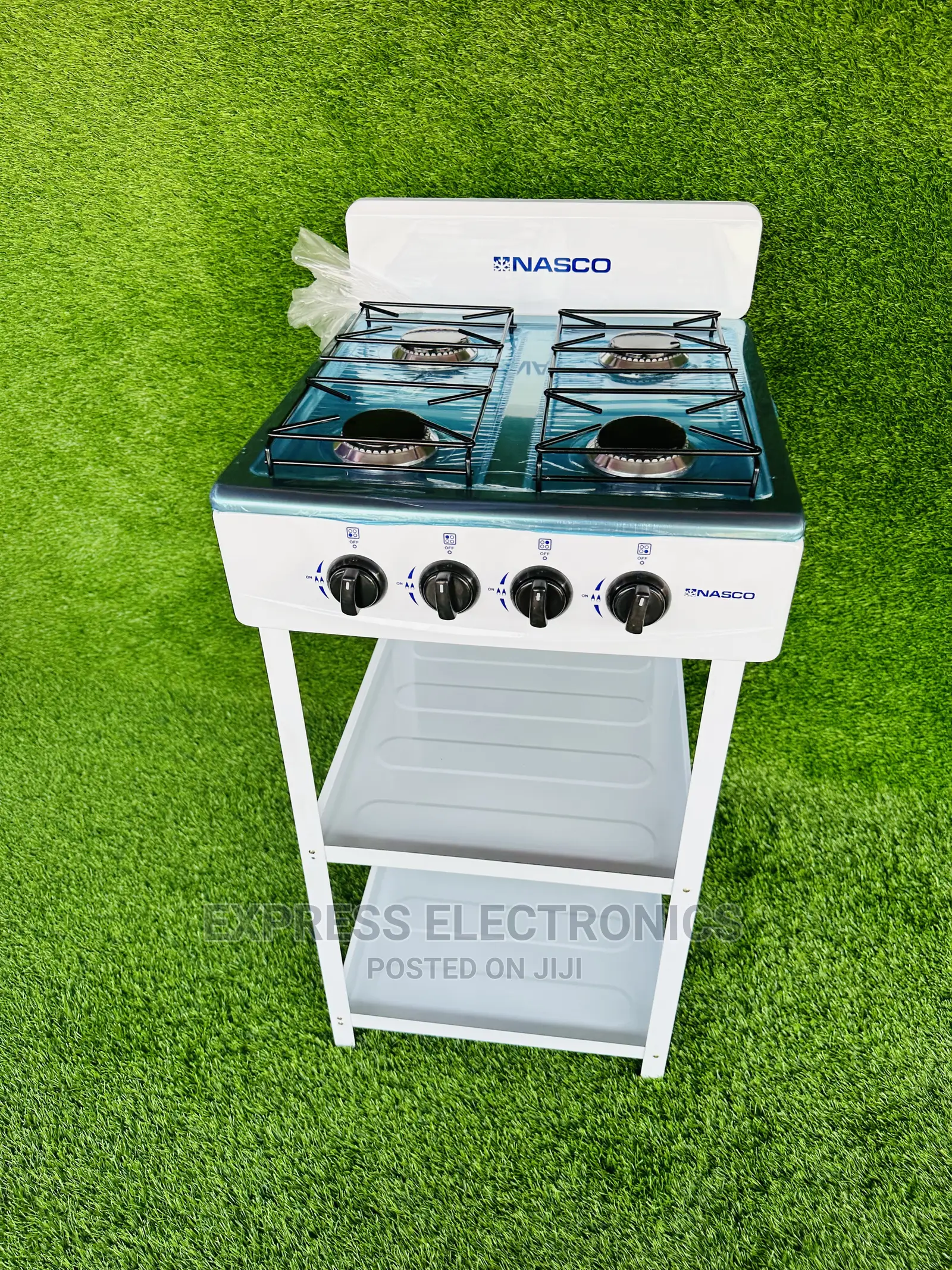 Gas Hob White Color Nasco Heating Stove 4b