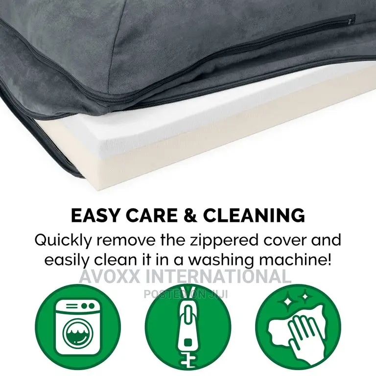Deluxe Chaise Faux Fur Suede Lounge Pet Bed/Dogs Cats