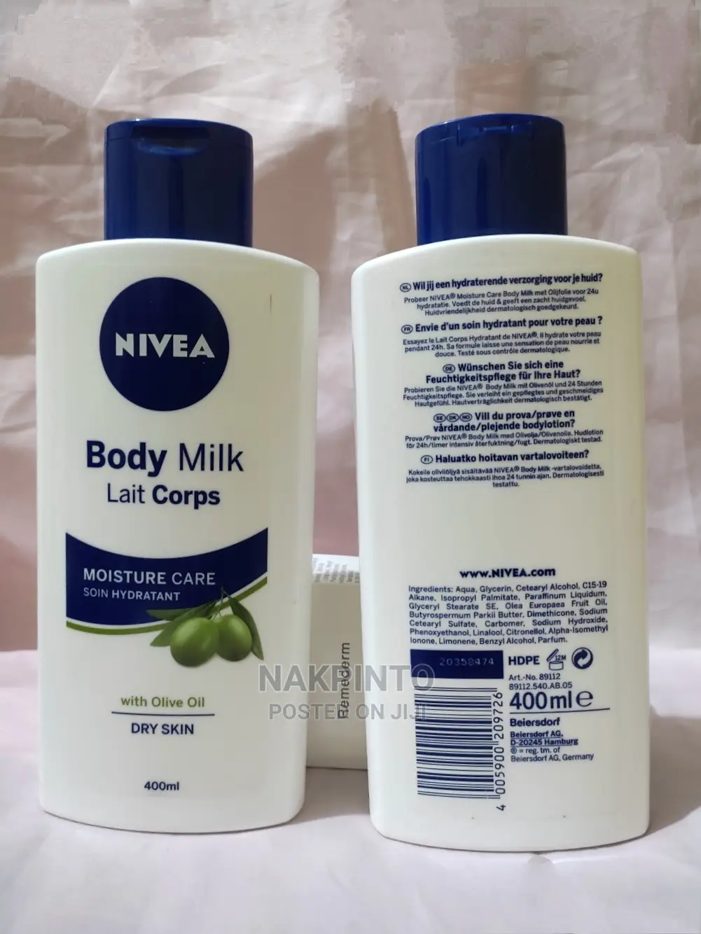 Nivea Body Milk With Olive Oil
