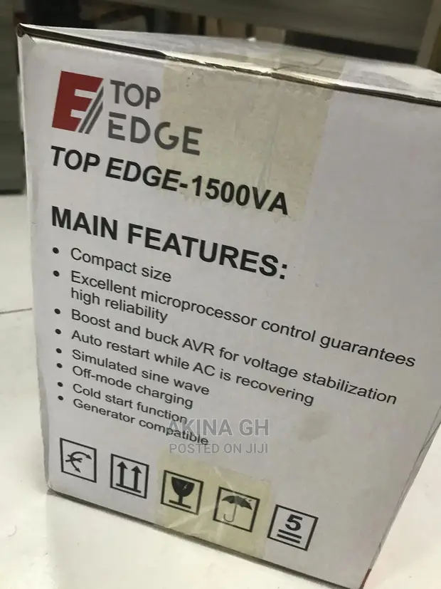 Top Edge 1500va (900w) Ups With Built in Avr 3