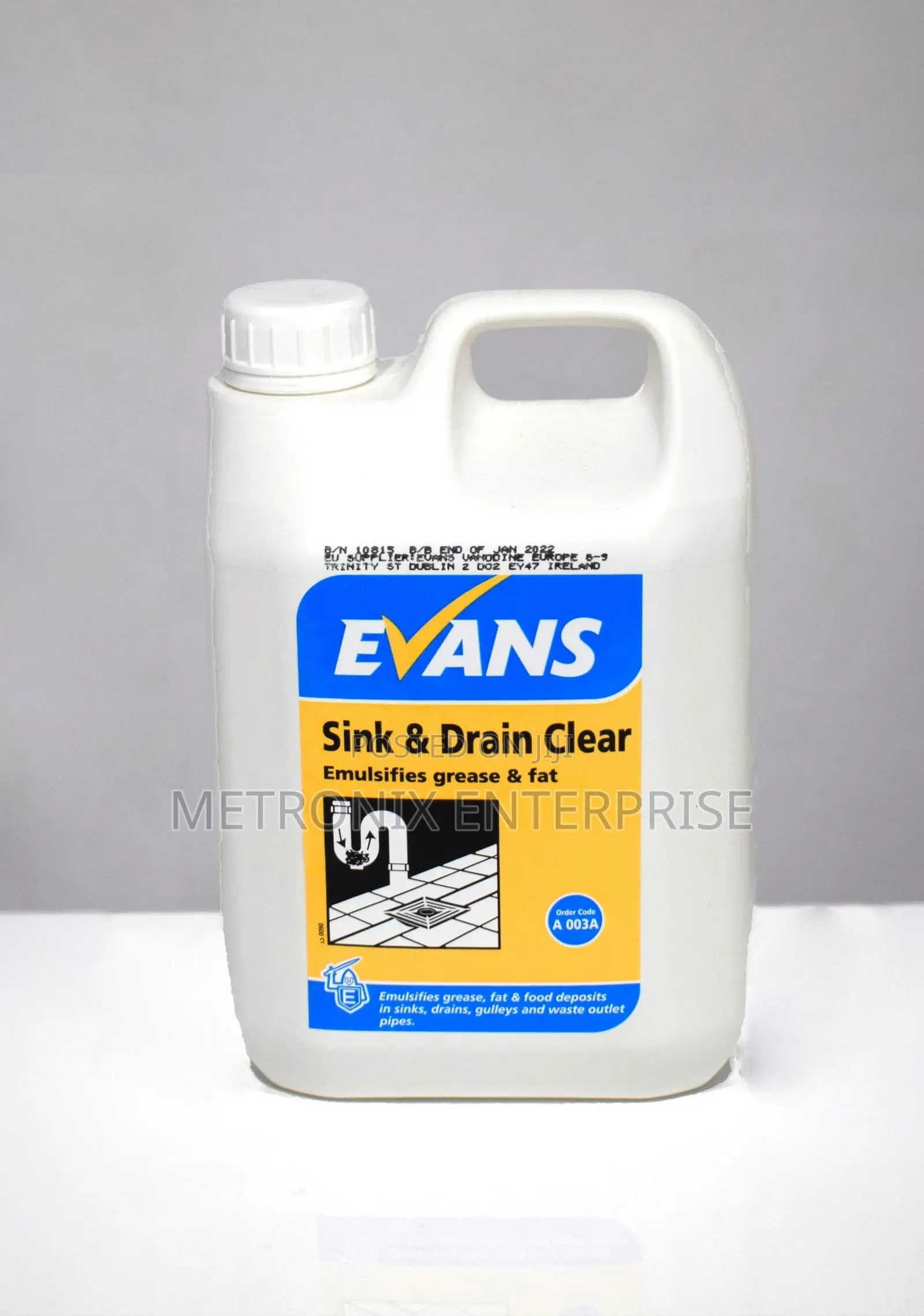 Sink and Drain Clear(Evans)