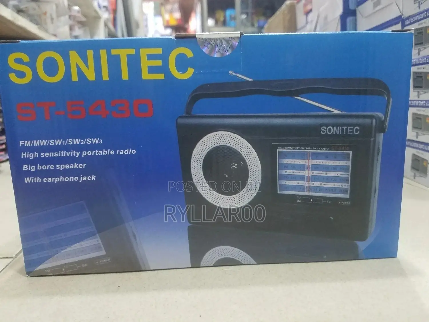 Battery and Electric Radio Sonitec