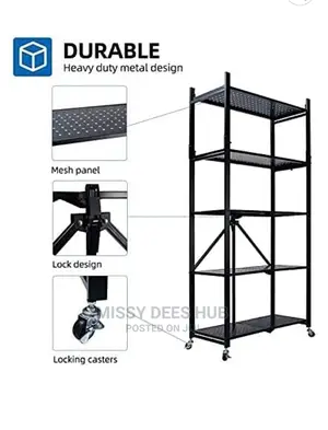 5 Layer Foldable Shelf Organizer/ Storage Rack