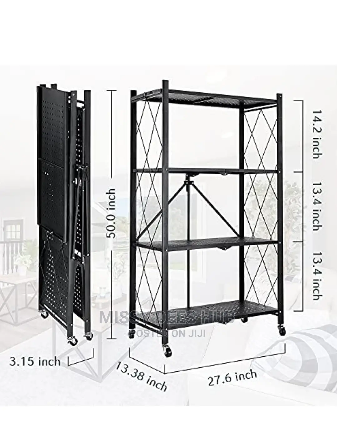 5 Layer Foldable Shelf Organizer/ Storage Rack
