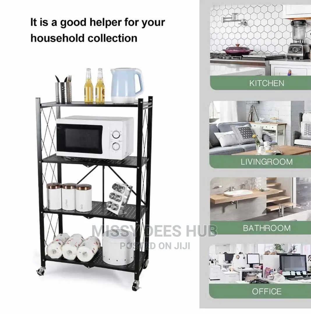 4 Layer Foldable Storage Rack